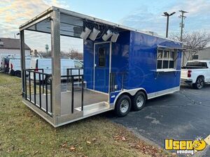 2023 Concession Trailer Concession Trailer Exterior Customer Counter Michigan for Sale