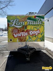 2023 Concession Trailer Concession Trailer Stainless Steel Wall Covers Connecticut for Sale