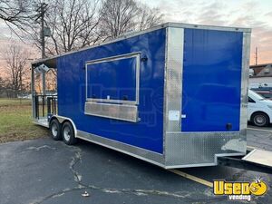 2023 Concession Trailer Concession Trailer Stainless Steel Wall Covers Michigan for Sale