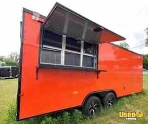 NEW - 2023 8.5' x 20' Concession Trailer Mobile Vending Unit for Sale in Texas!