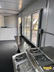 2023 Cu Standard 16' Kitchen Food Trailer Interior Lighting Texas for Sale