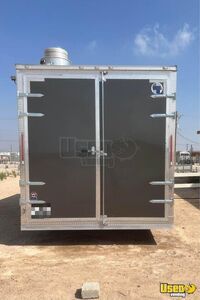 2023 Enclosed Trailer Kitchen Food Trailer Stainless Steel Wall Covers Texas for Sale