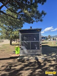 2023 Exp 24 X 8 Barbecue Food Trailer Diamond Plated Aluminum Flooring New Mexico for Sale