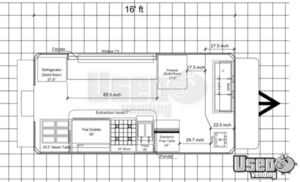 2023 Exp16x8 Kitchen Food Trailer Insulated Walls Texas for Sale