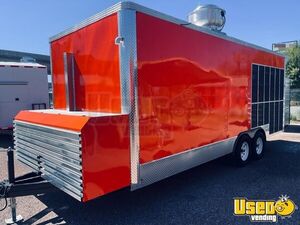 2023 Exp20x8 Kitchen Food Trailer Exterior Customer Counter Texas for Sale