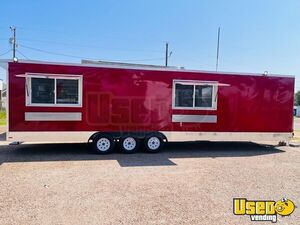 2023 Exp30x8 Kitchen Food Concession Trailer Kitchen Food Trailer Cabinets Texas for Sale