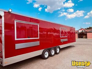 2023 Exp30x8 Kitchen Food Concession Trailer Kitchen Food Trailer Spare Tire Texas for Sale