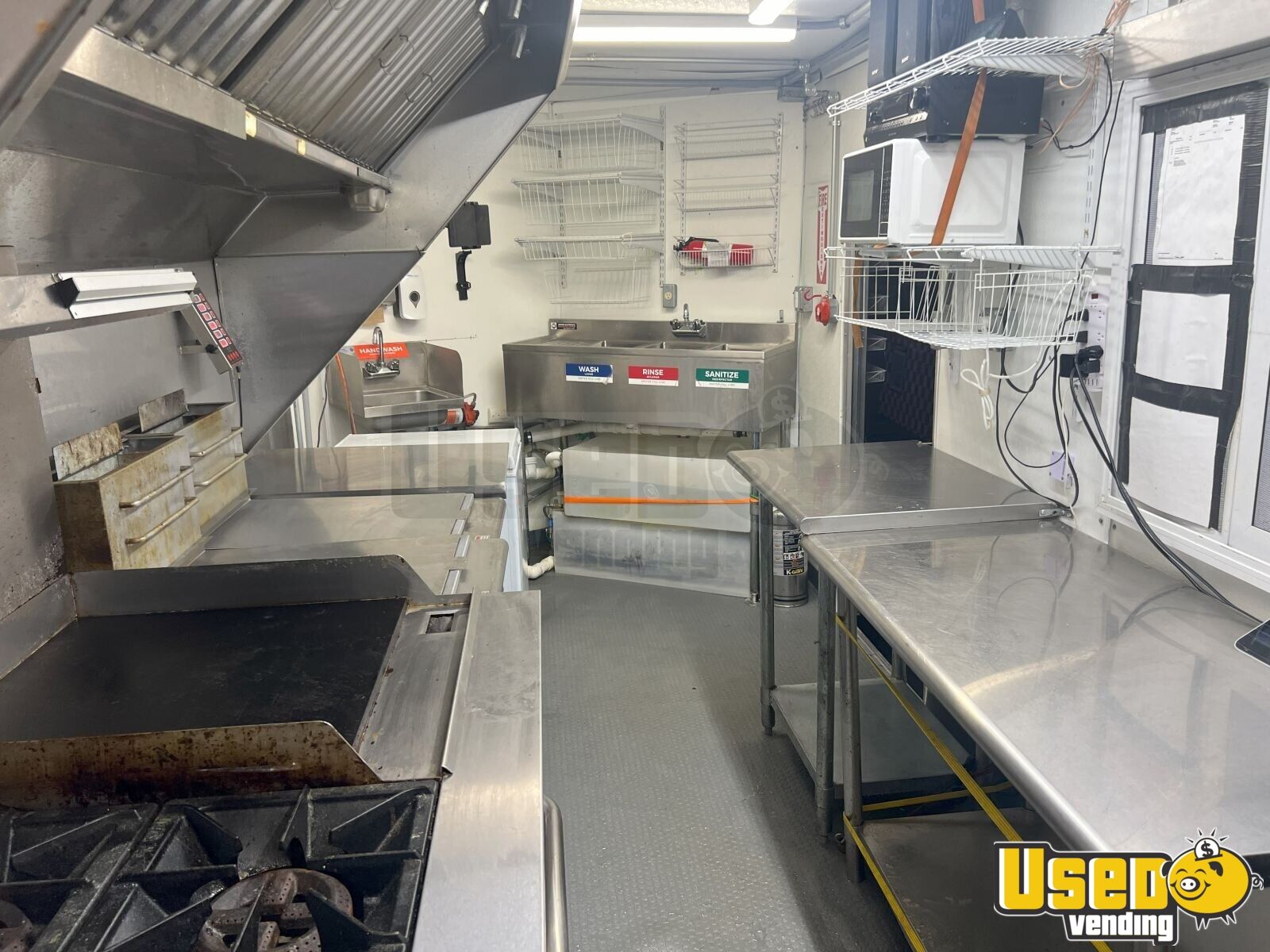 LIKE NEW 2023 7' x 16' Kitchen Food Concession Trailer with ProFire