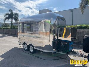 2023 Food Trailer Ice Cream Trailer Diamond Plated Aluminum Flooring Florida for Sale