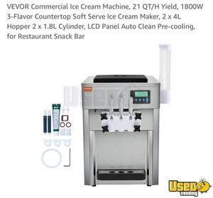 2023 Food Trailer Ice Cream Trailer Interior Lighting Texas for Sale