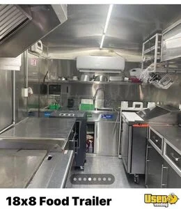 2023 Food Trailer Kitchen Food Trailer Diamond Plated Aluminum Flooring Arizona for Sale