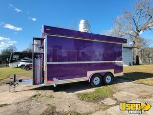 2023 Food Trailer Kitchen Food Trailer Stainless Steel Wall Covers Texas for Sale