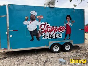 2023 Food Trailer Kitchen Food Trailer Stainless Steel Wall Covers Texas for Sale