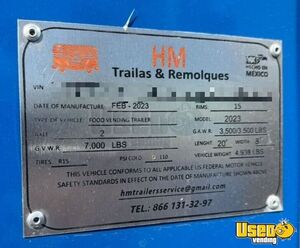 2023 Food Vending Trailer Kitchen Food Trailer Stainless Steel Wall Covers California for Sale