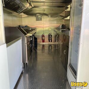 2023 Kitchen Food Concession Trailer Kitchen Food Trailer Diamond Plated Aluminum Flooring Florida for Sale