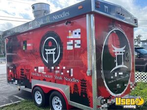 2023 Kitchen Food Trailer Diamond Plated Aluminum Flooring Florida for Sale