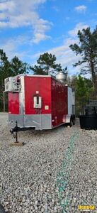 2023 Kitchen Food Trailer Diamond Plated Aluminum Flooring Florida for Sale