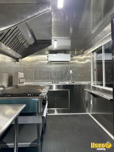 2023 Kitchen Food Trailer Diamond Plated Aluminum Flooring Florida for Sale