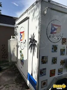 2023 Kitchen Food Trailer Diamond Plated Aluminum Flooring Florida for Sale
