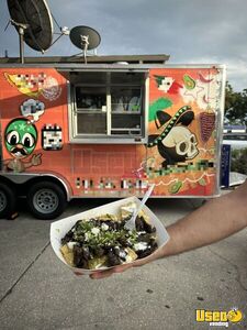 2023 Kitchen Food Trailer Diamond Plated Aluminum Flooring Florida for Sale