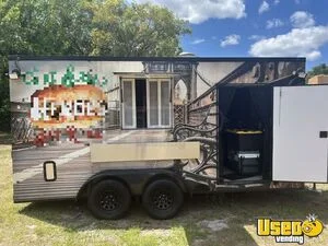 2023 6.5' x 16' Kitchen Food Concession Trailer with Pro Fire System for Sale in Florida!