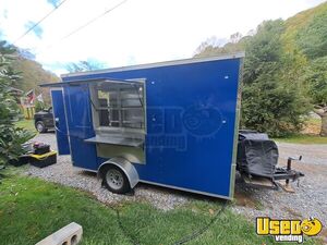 2023 7' x 12' Food Kitchen Concession Trailer Mobile Food Unit for Sale in North Carolina!