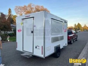 Like New - 2023 8' x 12' Kitchen Food Concession Trailer with Fire Suppression System for Sale in California!