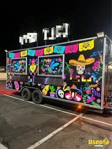 2023 Kitchen Trailer Kitchen Food Trailer Diamond Plated Aluminum Flooring Arizona for Sale