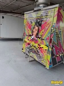 2023 Kitchen Trailer Kitchen Food Trailer Diamond Plated Aluminum Flooring Florida for Sale