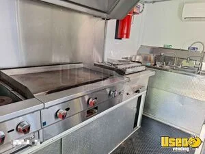 2023 Kitchen Trailer Kitchen Food Trailer Diamond Plated Aluminum Flooring Florida for Sale
