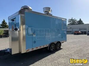 2023 Kitchen Trailer Kitchen Food Trailer Exterior Customer Counter California for Sale
