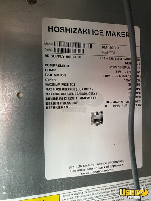 2023 Hoshizaki Model KM-1900SAJ Bagged Ice Vending Machine For