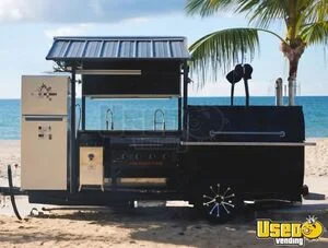 2023 Mgs Open Bbq Smoker Trailer Interior Lighting Florida for Sale