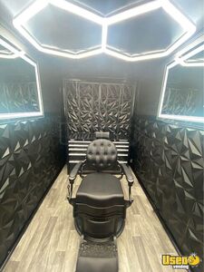 2023 Mobile Barbershop Mobile Hair & Nail Salon Truck Interior Lighting Texas for Sale