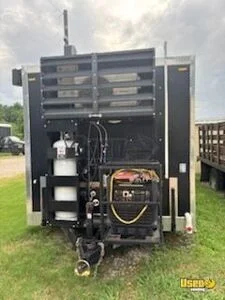 2023 Mobile Concession Trailer Kitchen Food Trailer Stainless Steel Wall Covers Texas for Sale