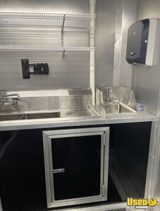 2023 Peach Kitchen Food Trailer Diamond Plated Aluminum Flooring Kentucky for Sale