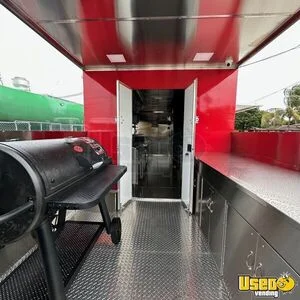 2023 Qtm 8.6 X 26 Tra 16.5k Barbecue Food Trailer Cabinets Florida for Sale