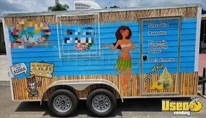 2023 Shaved Ice Trailer Snowball Trailer Air Conditioning Florida for Sale