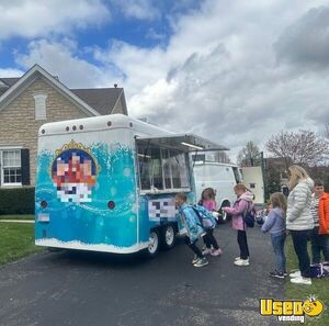 2023 Shaved Ice Trailer Snowball Trailer Deep Freezer Ohio for Sale