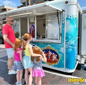 2023 Shaved Ice Trailer Snowball Trailer Exterior Customer Counter Ohio for Sale
