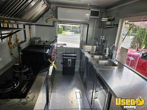 2023 Square Trailer Double Axil Kitchen Food Trailer Concession Window Florida for Sale