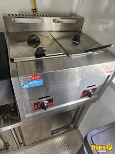 2023 Square Trailer Double Axil Kitchen Food Trailer Diamond Plated Aluminum Flooring Florida for Sale