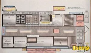 2023 Trailer Kitchen Food Trailer Stainless Steel Wall Covers Maryland for Sale