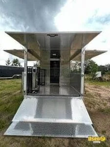 2023 Triple Axel 32x8.5x8 Kitchen Food Trailer Stainless Steel Wall Covers Florida for Sale