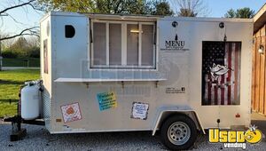 2023 V Nose Trailer Kitchen Food Trailer Concession Window Illinois for Sale