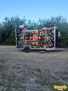 2023 Vending Food Trailer Kitchen Food Trailer Diamond Plated Aluminum Flooring California for Sale