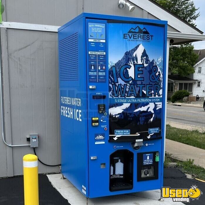 2023 Everest Ice VX4 Purified Ice Water Vending Machine For Sale in