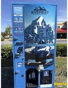 (2) 2023 Everest Ice VX4 Bagged Ice and Filtered Water Vending Machine For Sale in Georgia!