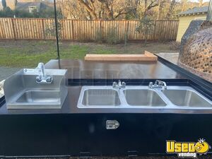 2023 Wood-fired Pizza Concession Trailer Pizza Trailer Pizza Oven California for Sale