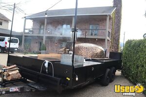2023 Wood-fired Pizza Concession Trailer Pizza Trailer Reach-in Upright Cooler California for Sale
